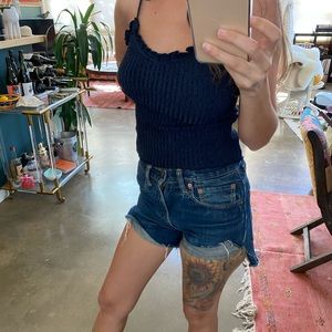 Free people sweater tank top